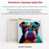 Bulldog With Glasses Art - View 6