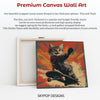 Skateboarding Cat Art - View 6