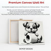 Puppy Toilet Paper Art - View 6