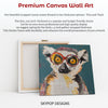 Lemur with Glasses Art - View 6