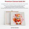Squirrel Holding Heart Art - View 6