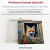 Fox Peeking Window Art - View 6