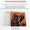 Gorillas With Flowers Art - View 6