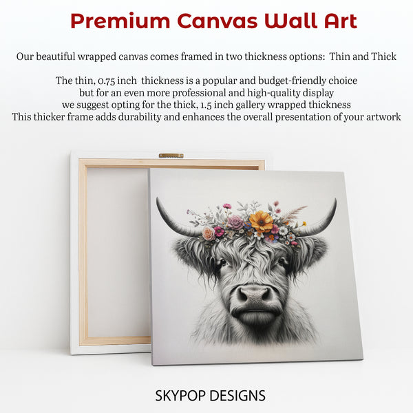 Highland Cow Art - View 6
