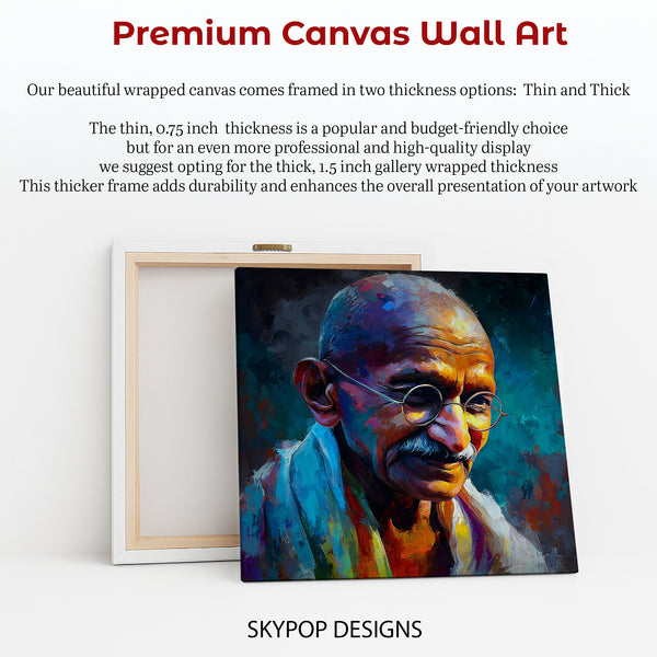 Gandhi Portrait Art - View 6