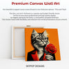 Cat with Rose Art - View 6