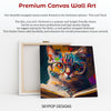 Colorful Cat Reading Art - View 6