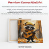 Raccoon Guitar Art - View 6