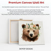 Bear Floral Crown Art - View 6