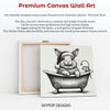 Bunny Bath Time Art - View 6