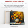 Vibrant Marigold Bouquet Art - View 6