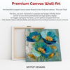 Blue Floral Breeze Art - View 6