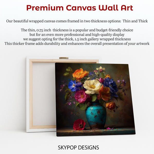 Vibrant Floral Art - View 6