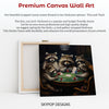 Raccoon Poker Art - View 6