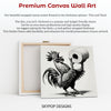 Rooster Toilet Paper Holder Art - View 6