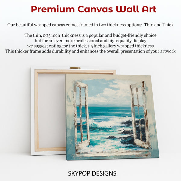 Ocean Window View Art - View 6