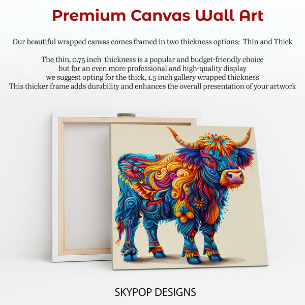 Highland Cow Art - View 6