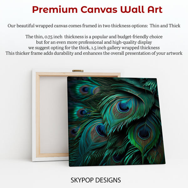 Peacock Feather Art - View 6