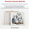 Owl Family Art - View 6