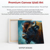 Bison Portrait Art - View 6