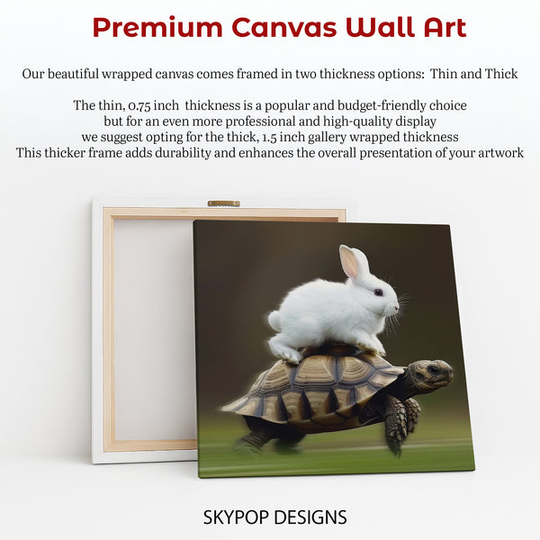 Bunny Tortoise Art - View 6