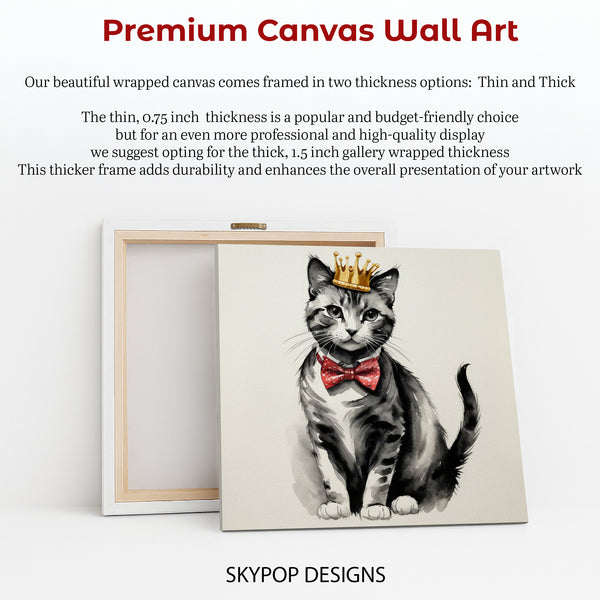 Cat Regal Crown Art - View 6