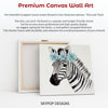 Floral Zebra Art - View 6
