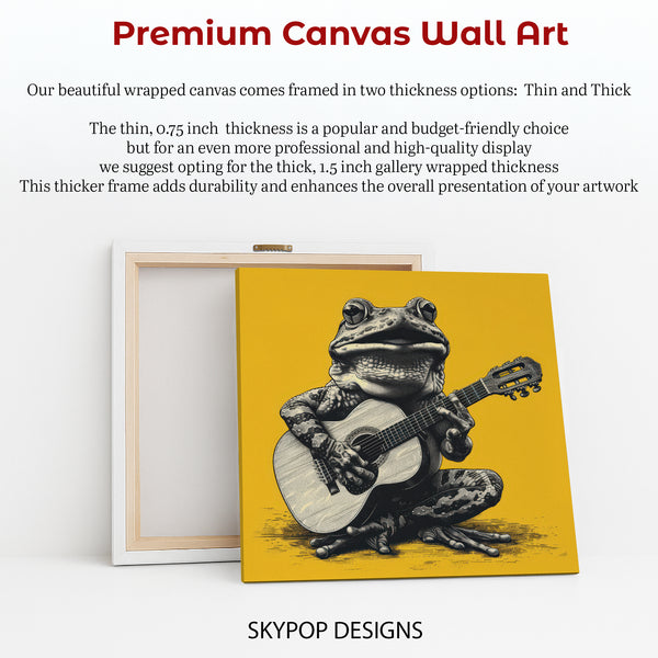 Frog Guitarist Art - View 6