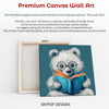 Bear Reading Book Art - View 6