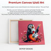 Penguin Rock Star Art - View 6