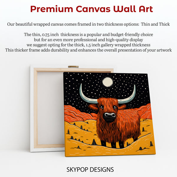 Highland Cow Art - View 6