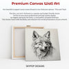 Wolf Portrait Art - View 6