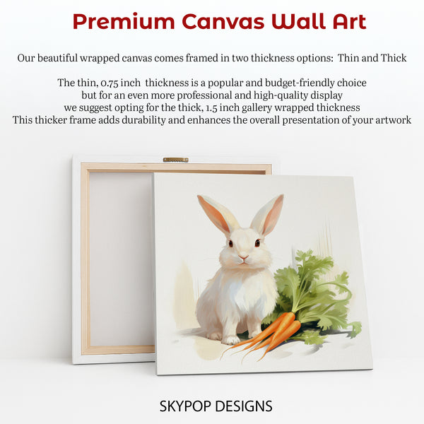 Bunny and Carrots Art - View 6