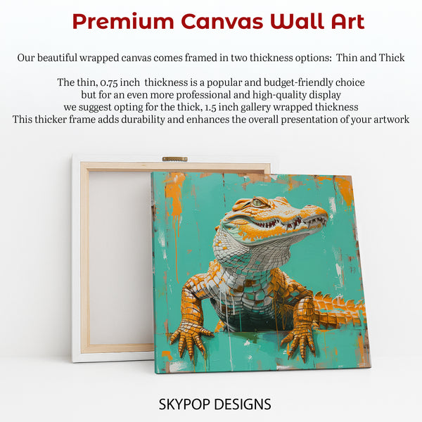 Crocodile Art - View 6