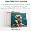 Shih Tzu Dog Guitar Art - View 6