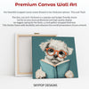 Maltese Book Lover Art - View 6
