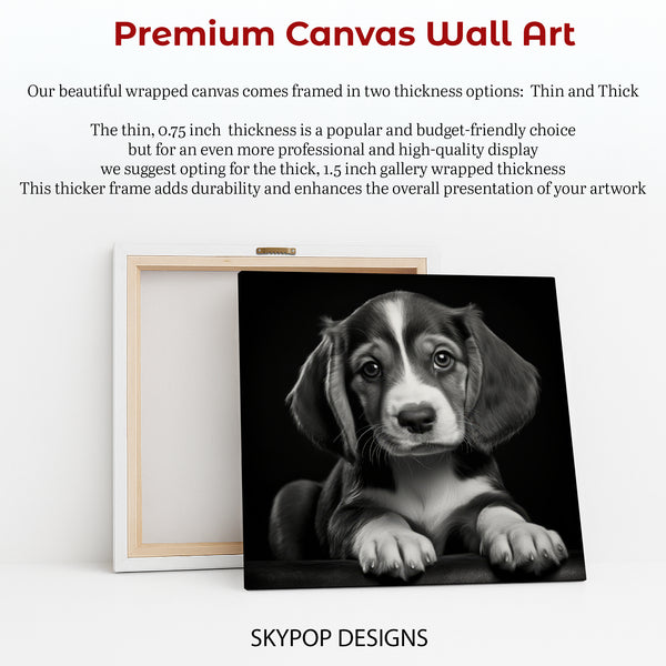 Border Collie Puppy Art - View 6