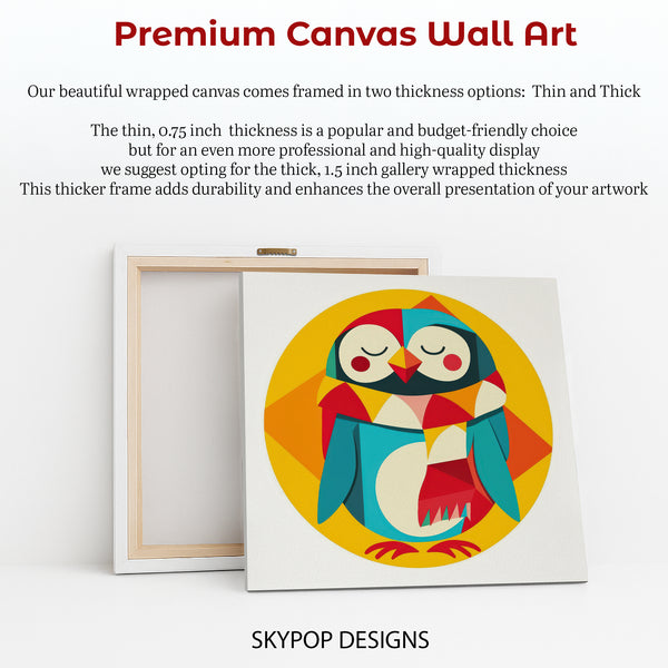 Geometric Owl Art - View 6