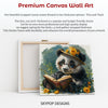 Panda Reading Book Art - View 6