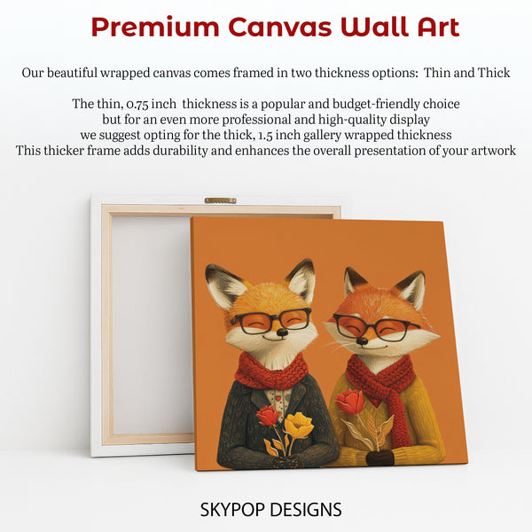 Fox Couple Art - View 6