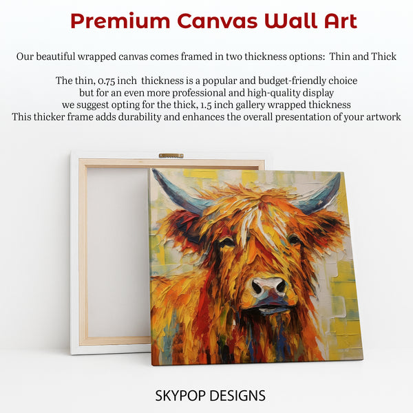 Highland Cow Art - View 6