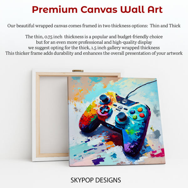 Gaming Controller Explosion Art - View 6