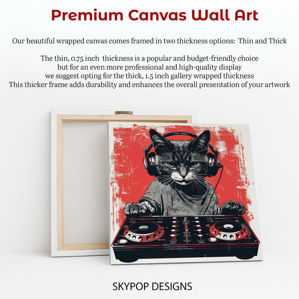DJ Cat Rockstar Art - View 6