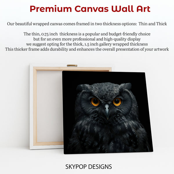 Owl Portrait Art - View 6