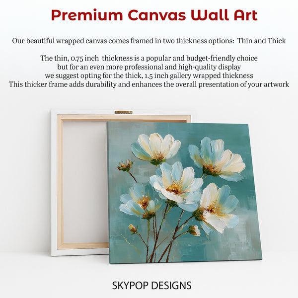 White Flowers Art - View 6