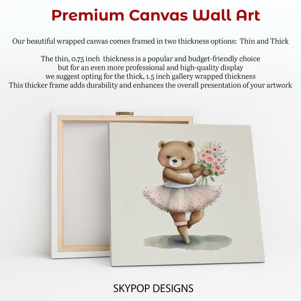 Ballerina Bear Art - View 6