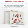 Flamingo Dinner Party Art - View 6