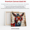 Donkey with Red Glasses Art - View 6
