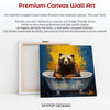 Bear Bathtub Bliss Art - View 6