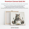 Hippopotamus Art - View 6